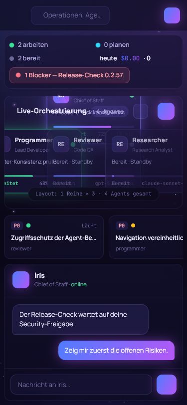 Dashboard mobile